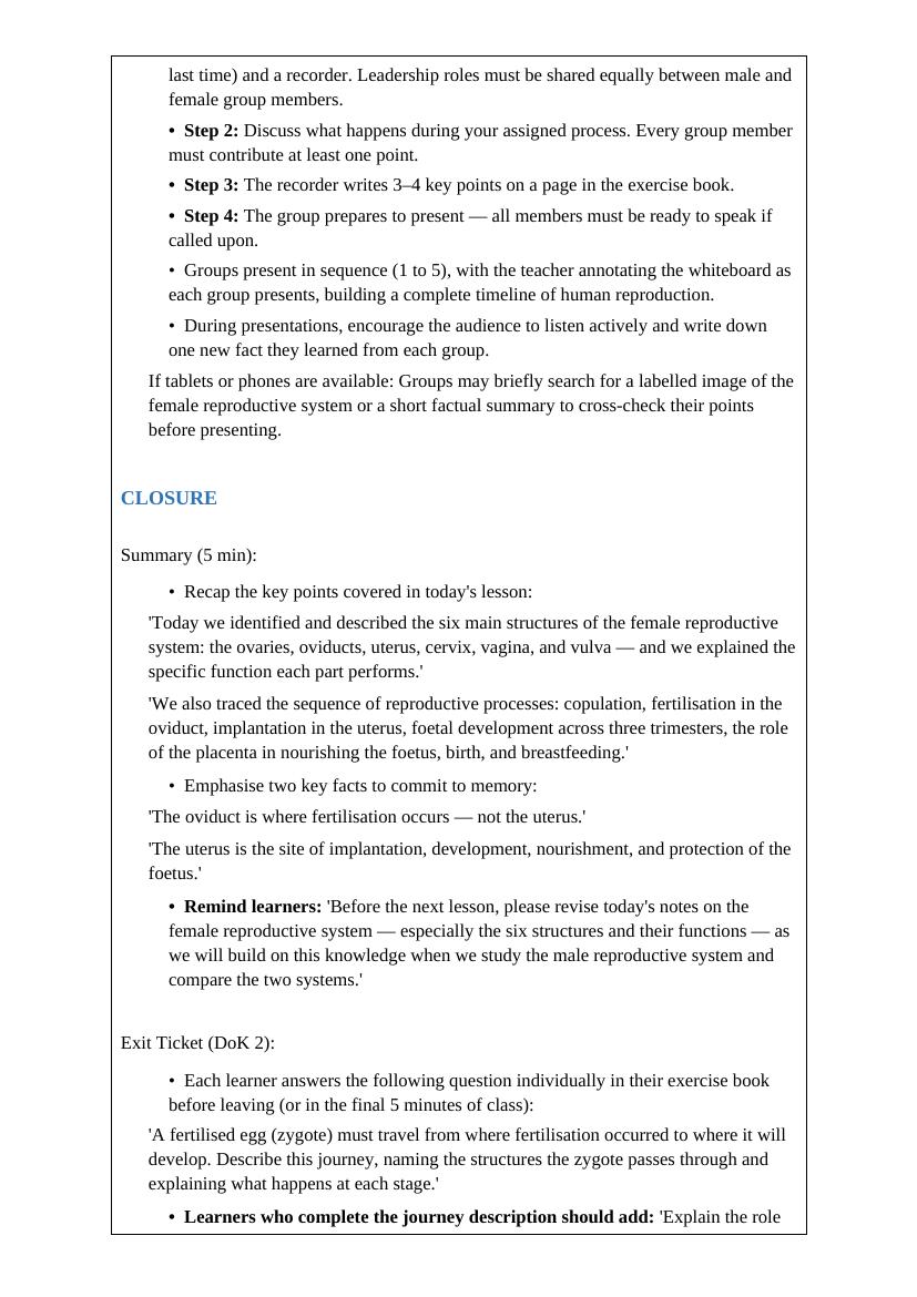 Sample lesson plan page 6