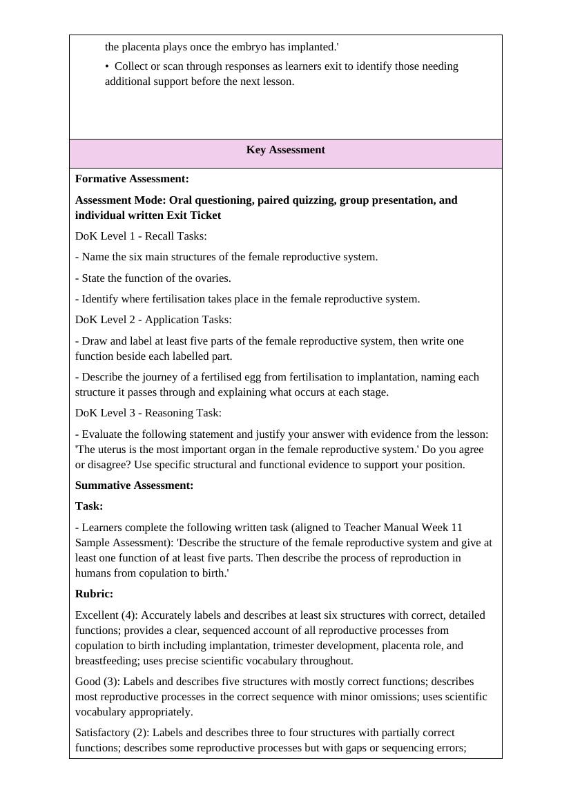 Sample lesson plan page 7